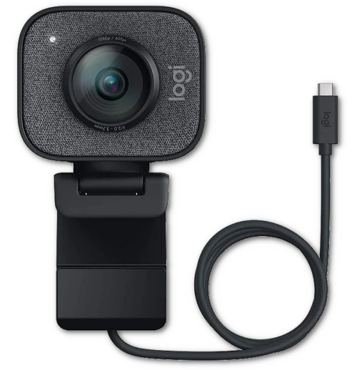 Camara Web Logitech Stream Cam FHD 1080 a 60fps Autoenfoque USB 3.1 Windows o Mac Garantía de 1 año
