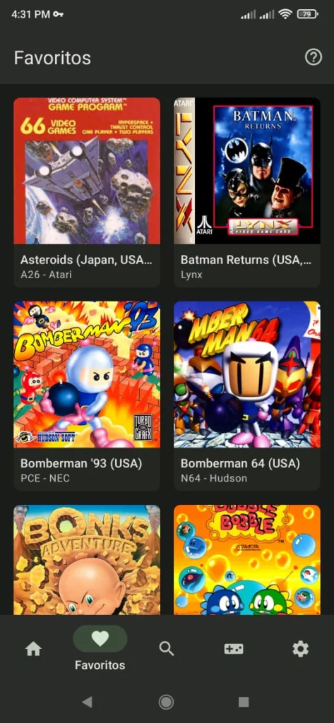 Paquete de ROMs Lemuroid 1